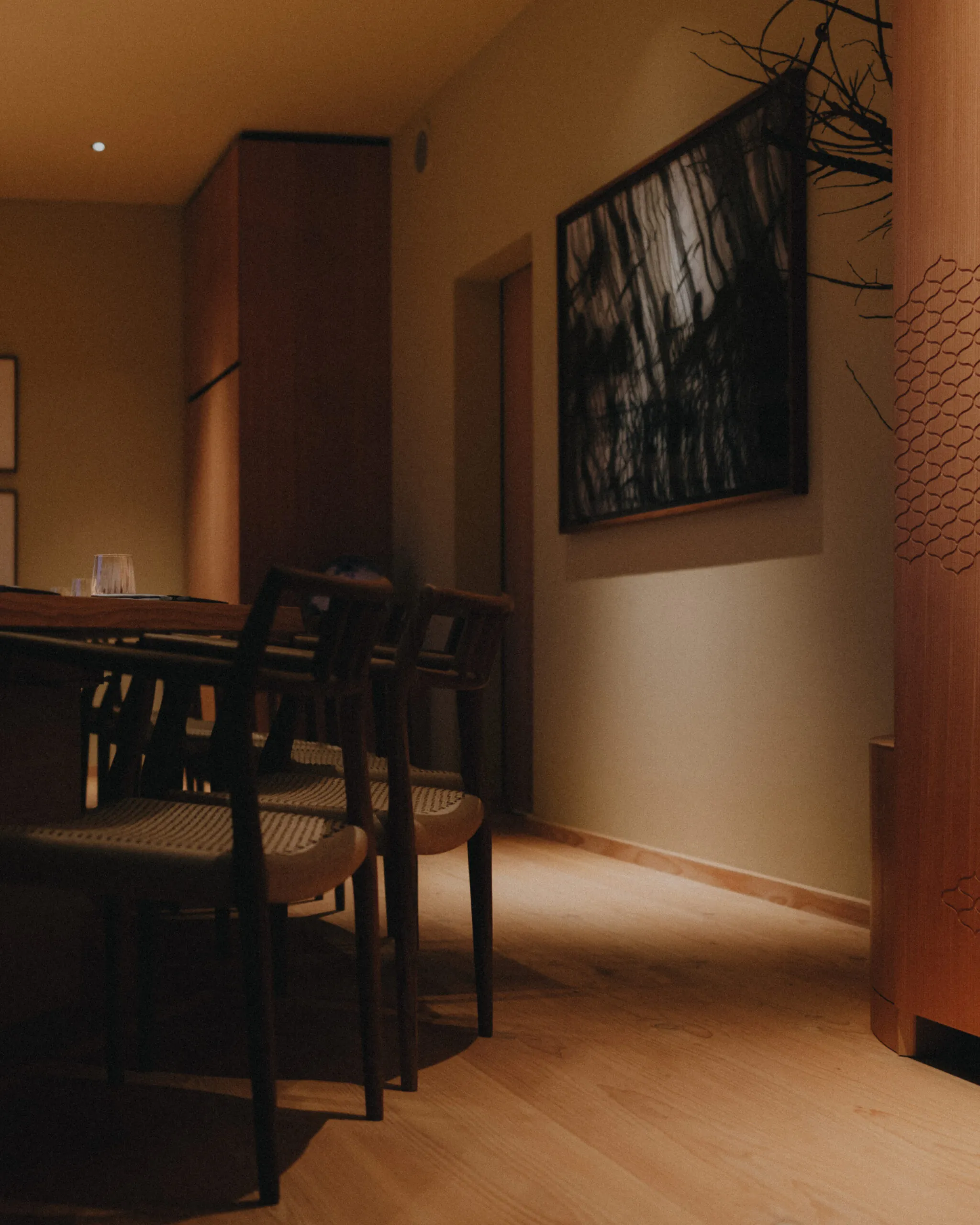 Sushi Anaba restaurant interior, Nordhavn
