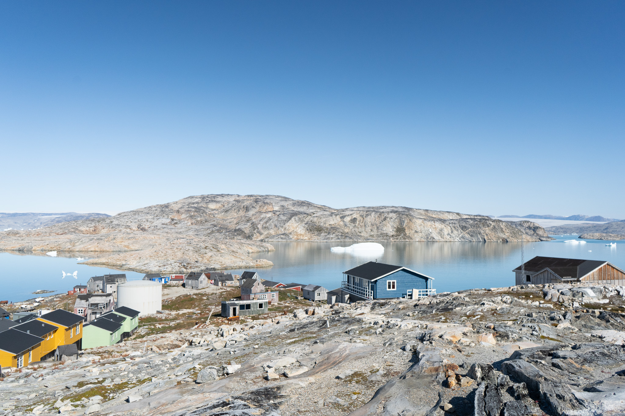 Houses of Isertoq. Photo by Visit East Greenland