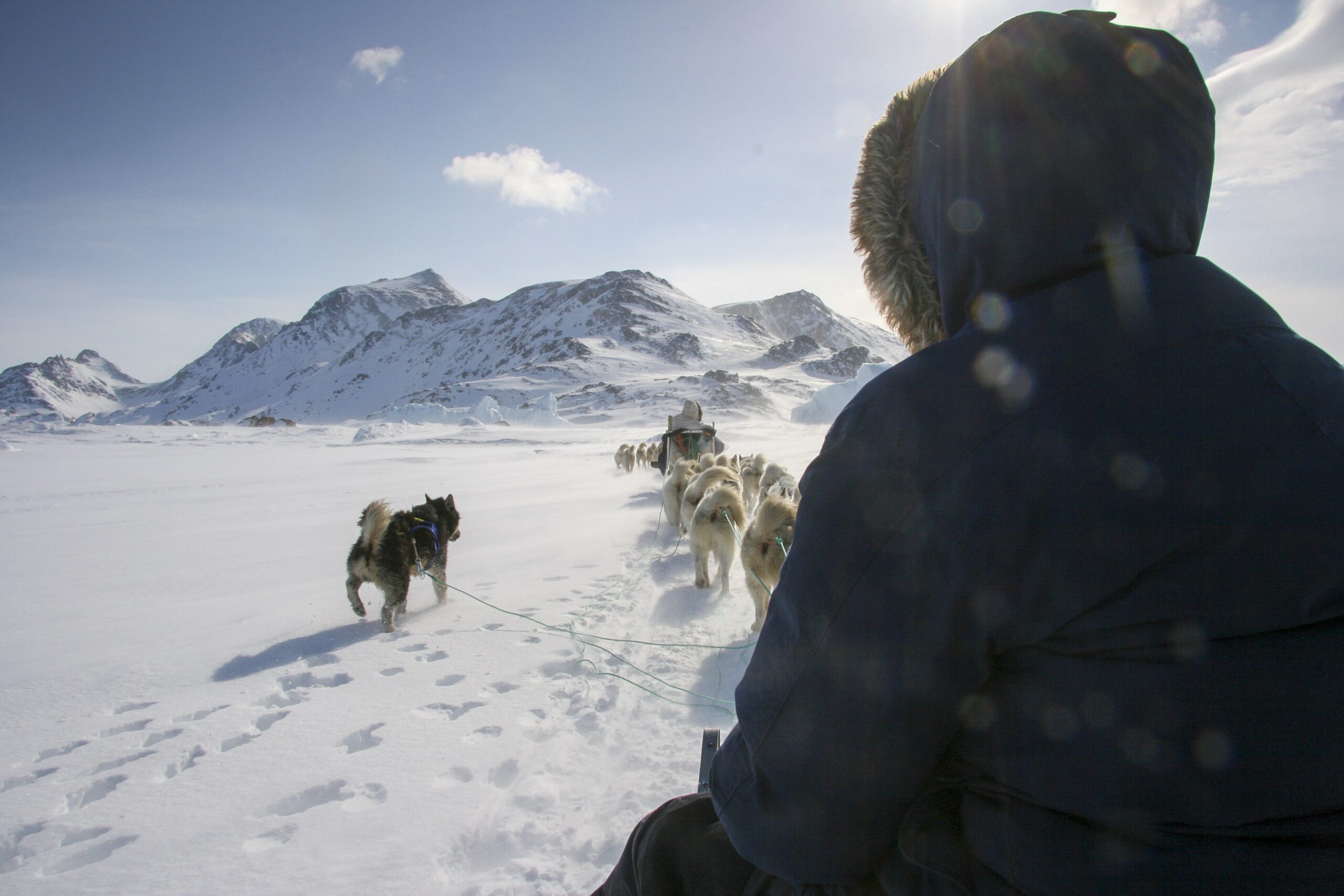 Dogsledding in East Greenland with Arctic Dream. Photo by Lars Anker Møller