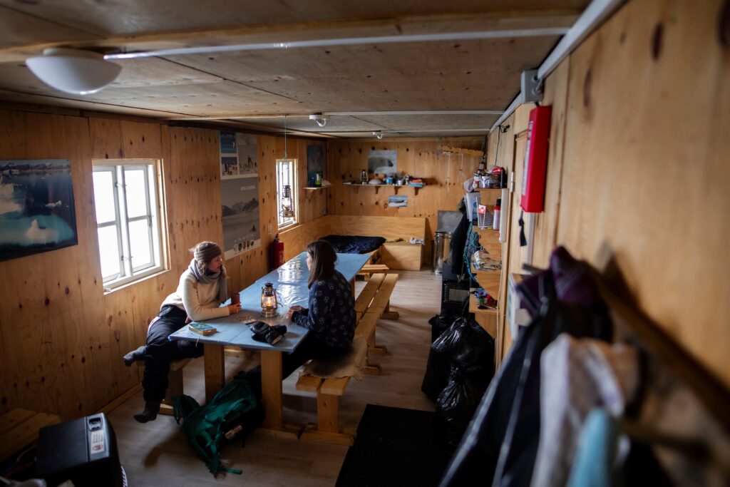 Inside the Icecamp hut by Arctic Dream. Photo by Aningaaq Rosing Carlsen - Visit Greenland