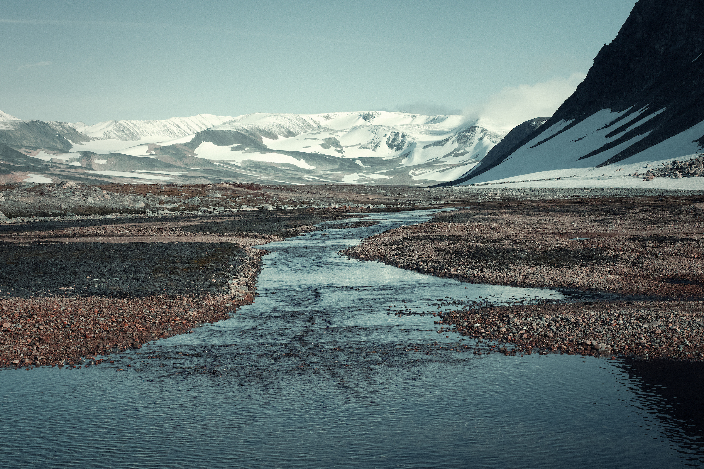 Rocky stream in Ittoqqortoormiit. Photo - Nicole Franken , Visit Greenland